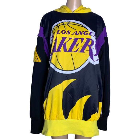 NBA LA Lakers Pro Standard x Black Pyramid Hoodie – Men’s 3XL – Yellow & Purple. - Picture 1 of 16